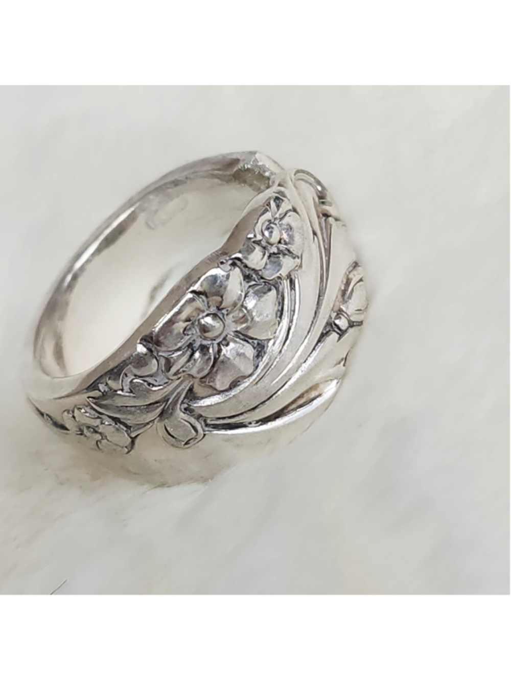 Spoon Ring Size 6½ Handmade Fashion Jewelry - Picture 2 of 5